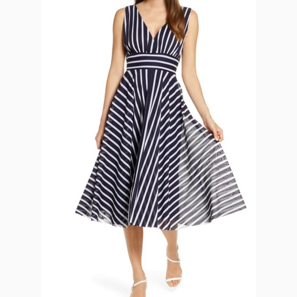 white midi dress size 18